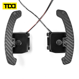 Palettes de changement de vitesse magnétiques en fibre de carbone TDD LED pour volant Chevrolet Corvette C8 - Product Image 3