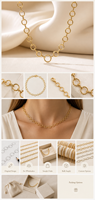 Collier Pendentif Cercle Ouvert Argenté Personnalisé, Chaîne Minimaliste, Bijou pour Femme, Cadeau, Fête