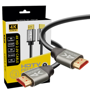 สาย HDMI Ultra 4Kx2K รองรับ 4K <span class=keywords><strong>2K</strong></span> 3D 2160P เวอร์ชัน 2.0 สำหรับ HDTV อะแดปเตอร์/ตัวแปลง สำหรับ <span class=keywords><strong>PS5</strong></span>/IPod ความยาว 1.5-30 เมตร พร้อมกล่องบรรจุ - Product Image 1