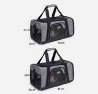 Sac à dos pour chat approuvé par les compagnies aériennes, fabriqué en Chine, de haute qualité, durable, extensible, en polyester, avec fermeture éclair, portable pour les voyages