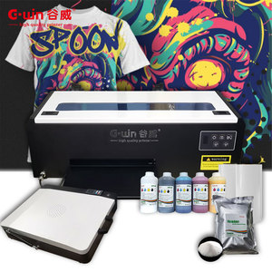 New Gowin G200 Size Small Business DTF Desktop T-Shirt <b>Printing</b> <b>Machine</b> with Roll-to-Roll Compatibility Automatic Oven - Product Image 1