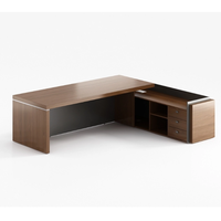 Bureau de direction à la mode Bureau de direction Table de bureau de direction de luxe Mobilier de bureau Ensemble de bureau commercial
