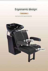 In pelle sintetica Shampoo sedia da letto con terapia della <span class=keywords><strong>testa</strong></span> per parrucchieri e uso della palestra dell'hotel - Product Image 3