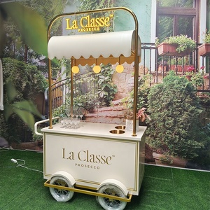 Chariot à bonbons portable personnalisé, chariot à champagne <span class=keywords><strong>pliable</strong></span> pour mariages, anniversaires, fêtes, accessoires d'événements - Product Image 1