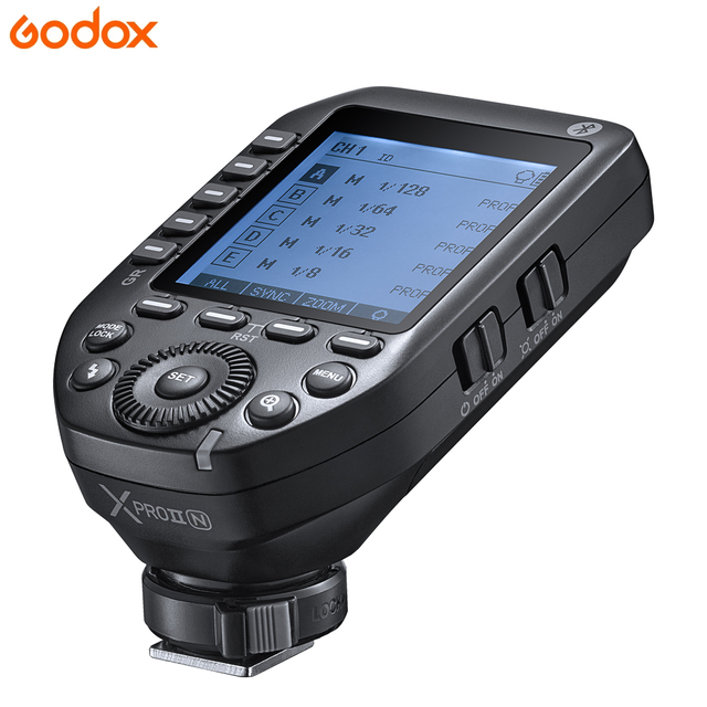 Godox XPROII-N XPRO II N Flash Trigger Transmitter 2.4G Wireless X System for Outdoor Studio Flashes Canon DSLR Camera