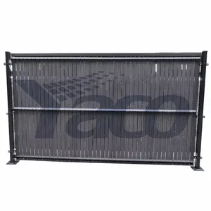 Kit di stecche per recinzione in PVC in plastica resistente alle intemperie per la fabbrica di case Private