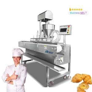 Máquina automática de llenado de pasta de alta eficiencia de 220V, inyector de nueva condición para inyector de crema de mantequilla y pastel de croissant - Product Image 1