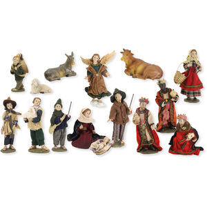 ZICOM Alpine <b>Nativity</b> <b>Set</b> 15-Piece Christmas Figurine & Toy for 13 cm Figures Germany (9006935004663) - Product Image 1