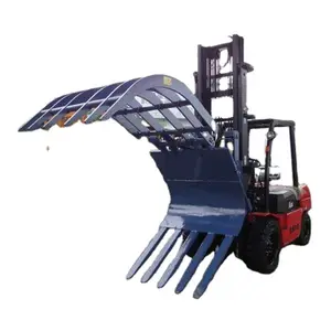 Factory Price Cost-effective Forklift Attachments Powerful Hand Safety Hinged Broke Handler Forklift Clamp Attachment