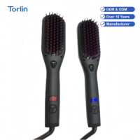 Torlin Static Free Quick MCH Chauffage rapide haute température 450 ℉   Brosse lissante thermique professionnelle à ions négatifs