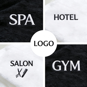 <span class=keywords><strong>Serviette</strong></span> de Barbier Noire 100% Coton, Très Absorbante, Résistante à l'Eau de Javel, Teinte en Fil, pour Salon de <span class=keywords><strong>Coiffure</strong></span>, SPA et Manucure, Fabricant de Serviettes - Product Image 5
