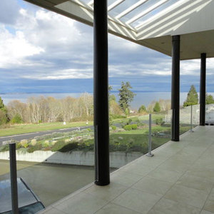 Balustrade de barres <span class=keywords><strong>en</strong></span> <span class=keywords><strong>verre</strong></span> trempé, balustrade de <span class=keywords><strong>terrasse</strong></span>, 12MM, à promotion - Product Image 2