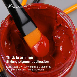 Panwenbo 10 pz pennello per pittura ad acquerello in Nylon 100% professionale arte acrilico pennelli Set pennello per pittura acrilica - Product Image 3