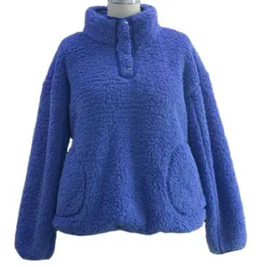 Изготовленная на заказ зимняя дешевая Коралловая флисовая женская плотная Пижама женская домашняя одежда Женский Мягкий Топ пуловер