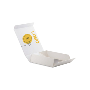 HENGXING Custom Logo Luxury Cardboard Magnetic Folding Gift <b>Box</b> With Ribbon Closure - Product Image 4