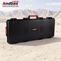Boîtier à outils en plastique ABS durable à prix raisonnable, étanche IP67, antichoc, anti-poussière, pour la chasse en extérieur avec mousse personnalisée