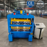 Máquina Formadora de Láminas para Techos Lian Nai, Máquina de Paneles Metálicos de Tres Capas, Máquina para Fabricar Láminas de Acero Corrugado