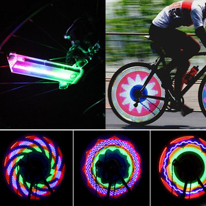 Luces LED Indicadoras de Doble Cara para Ruedas de Bicicleta, Luces de Advertencia para Neumáticos de Bicicleta de Montaña - Product Image 5