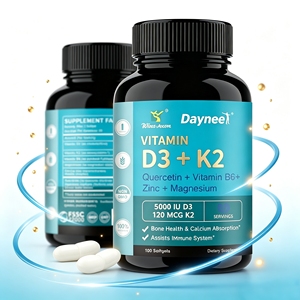 Capsules de vitamine K3+D2 Wins Town, complément alimentaire pour stimuler la nutrition quotidienne et favoriser la santé osseuse. - Product Image 1