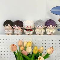 Boîte mystère de 10 cm avec mini peluches anime Love and Deepspace, poupées en coton Caleb, Sylus, Rafayel, Zayne, Xavier, pendentifs