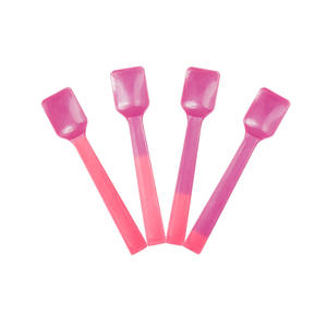 도매 싼 주문 다채로운 아이스크림 색깔 변화 숟가락 - Product Image 2