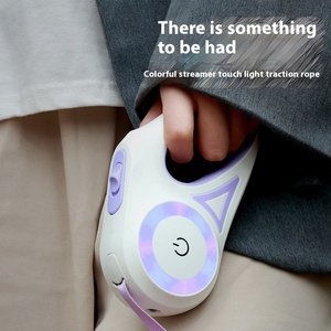 Nuovo Guinzaglio di Lusso Automatico Telescopico per Cani 3M-5M in Nylon, Corda per Animali Domestici con Luci Luminose, Resistente Attrezzatura da Passeggio per Cani - Product Image 3