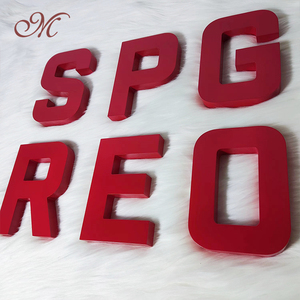 3D acrilico segno di Business Non illuminato bastone parete piccola lettera per la pubblicità montaggio a parete Logo per le aziende e gli edifici - Product Image 5