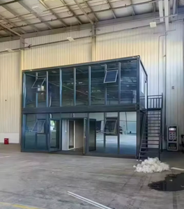 Kính trong suốt tường Rèm <span class=keywords><strong>container</strong></span> với LED chiếu sáng khả năng tương thích cho các sự kiện ban đêm - Product Image 6