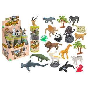 หลอดรูปสัตว์ 15 ชิ้นพร้อมหัวสัตว์หลากหลายแบบ - Product Image 1