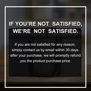 Set di 2 Borse Termiche in Pelle per Consegna Cibo, Capacità Extra-Large, Riutilizzabili per Alimenti Caldi/Freddi, Porta Pizza Nero e Rosso - Product Image 6