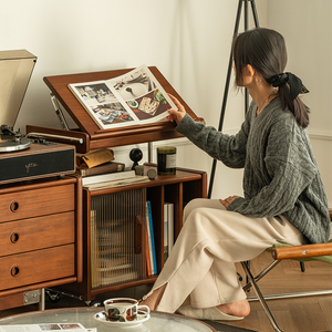 Muu Hiện Đại Rắn Gỗ Đa-Mục Đích Thân Thiện Với Môi Tự Chọn Giao Diện Điều Khiển Bảng Tủ Lưu Trữ Tủ Sideboard Cho Phòng Khách - Product Image 4