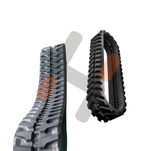 Piste en caoutchouc pour <span class=keywords><strong>JCB</strong></span> 802 8040 8035 <span class=keywords><strong>8025</strong></span> <span class=keywords><strong>Mini</strong></span> Digger Fabricant de pièces de rechange Pièces de rechange en caoutchouc naturel - Product Image 1