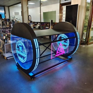 Mesa de DJ con Luces LED Recargables para Eventos de Bar y Club, Fabricada en Acrílico, para Discoteca, Portátil, con Luces LED - Product Image 4