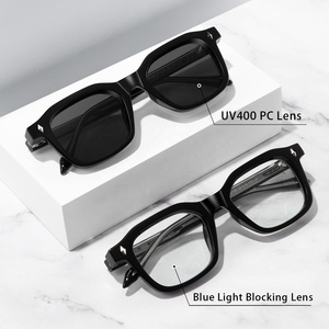 2025 Retro Hộp Màu Nâu chống tia cực tím Kính mát UV400 quang học cao cấp propionate CP khung PC chân cho nam giới phụ nữ - Product Image 4