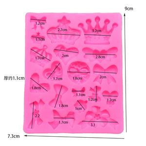 BPA Free Silicone Mold Food Grade Chocolate Mold Handmade DIY Loaf <strong>Soap</strong> Mould Crown Bow <strong>Heart</strong> Flower <strong>Shapes</strong> Cake Mold - Product Image 2