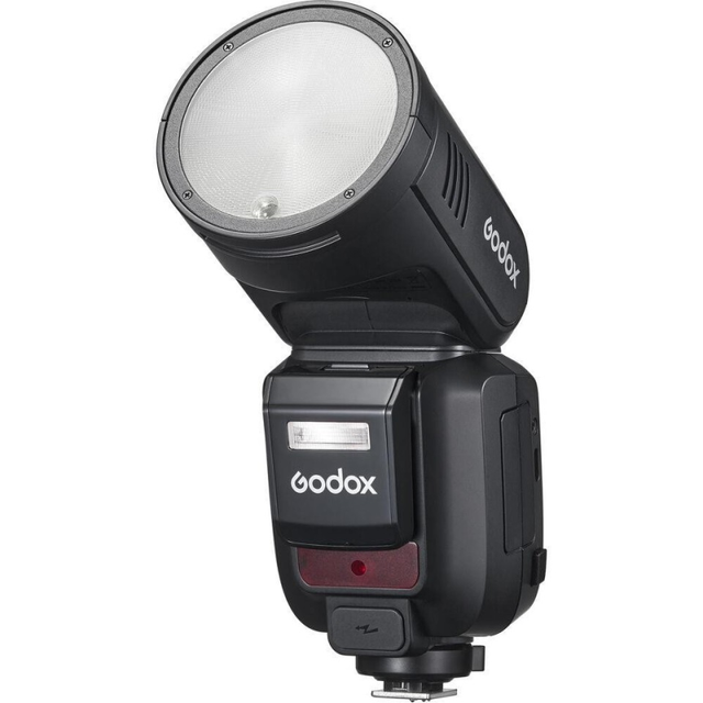 New Original Godox V100 Round-Head Speedlite Flash - for Olympus / PLC Controller