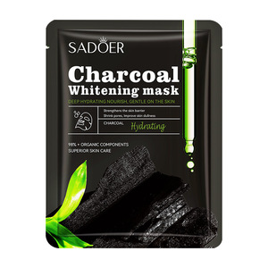Maschera Nera al Carbone di Bambù SADOER, Sbiancante, Idratante, Illuminante, Maschera Idratante, Cerotti per <span class=keywords><strong>Punti</strong></span> <span class=keywords><strong>Neri</strong></span> sul Naso - Product Image 1