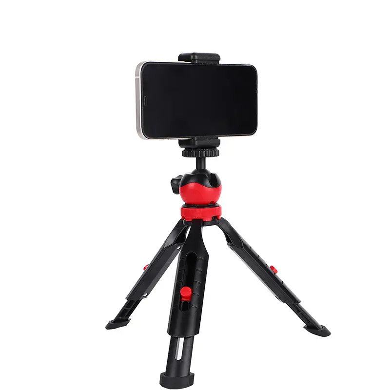 Telefon ve kamera için uzatılabilir Selfie sopa Tripod cep telefonu Tripod standı tutucu ayarlanabilir mobil monoküler teleskop Tripod