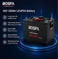 Baterai Forklift Lithium 48V 51.2V 320Ah LiFePO4 untuk Forklift Listrik