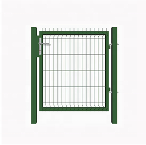 Metal Garden <strong>Gate</strong> Single <strong>Gate</strong> Yard <strong>Gate</strong> with Lock Door, Key and Handle - Product Image 1