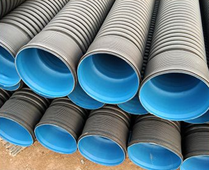 Tuyau ondulé double paroi en PEHD SN4 800 mm rond, longueur et couleur personnalisées, filets en plastique moulés, marque NETE - Product Image 5