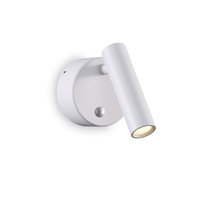 Lampe de lecture moderne 3W en aluminium blanc Lampe de lecture montée en surface commerciale