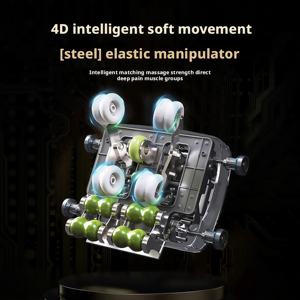 Kursi Pijat Premium Zero Gravity 3D SL Track Pijat Seluruh Tubuh Refleksi Kaki Pemanas Punggung Elektrik Recliner Rumah Kantor Perawatan Kesehatan - Product Image 3