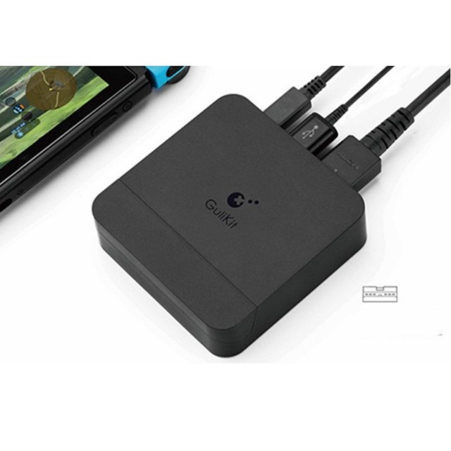 Gulikit NS05 Portable Charging Dock for Nintendo Switch Docking Station with USB-C PD Charger Stand Adapter USB 3.0 Port