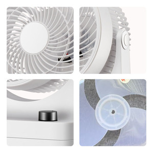 2025 Newest <b>Table</b> Fan Air Circulator Quiet & Energy Saving for Home Bedroom <b>Car</b> Outdoor Garage Use Made of Plastic 808b 2025 - Product Image 2