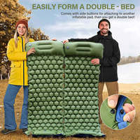 Nouveau tapis de couchage de camping gonflable ultraléger avec pompe à pied intégrée, matelas pneumatique compact léger meilleur tapis de couchage