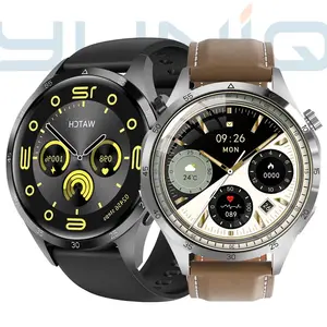 Водонепроницаемые Смарт-часы Yuniq с функцией вызова Bt Nfc и расширенной функциональностью Ip68 для унисекс полноразмерные спортивные фитнес-часы Gt4 Pro +