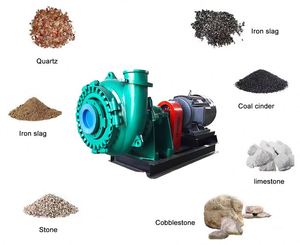 Machine de dragage de sable et de gravier résistante à l'usure, pompe de dragage de sable pour l'extraction minière sous-marine - Product Image 6