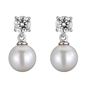 Boucles d'oreilles en or et perles avec logo personnalisé Bijoux en or blanc 14K 18K Perles d'eau <span class=keywords><strong>de</strong></span> mer à vendre Acheter <span class=keywords><strong>de</strong></span> l'or près <span class=keywords><strong>de</strong></span> chez moi - Product Image 4