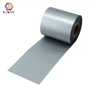 Серебряная термопереносная лента для воска/смолы или воска, серебряные ленты для штрих-кодов TTR